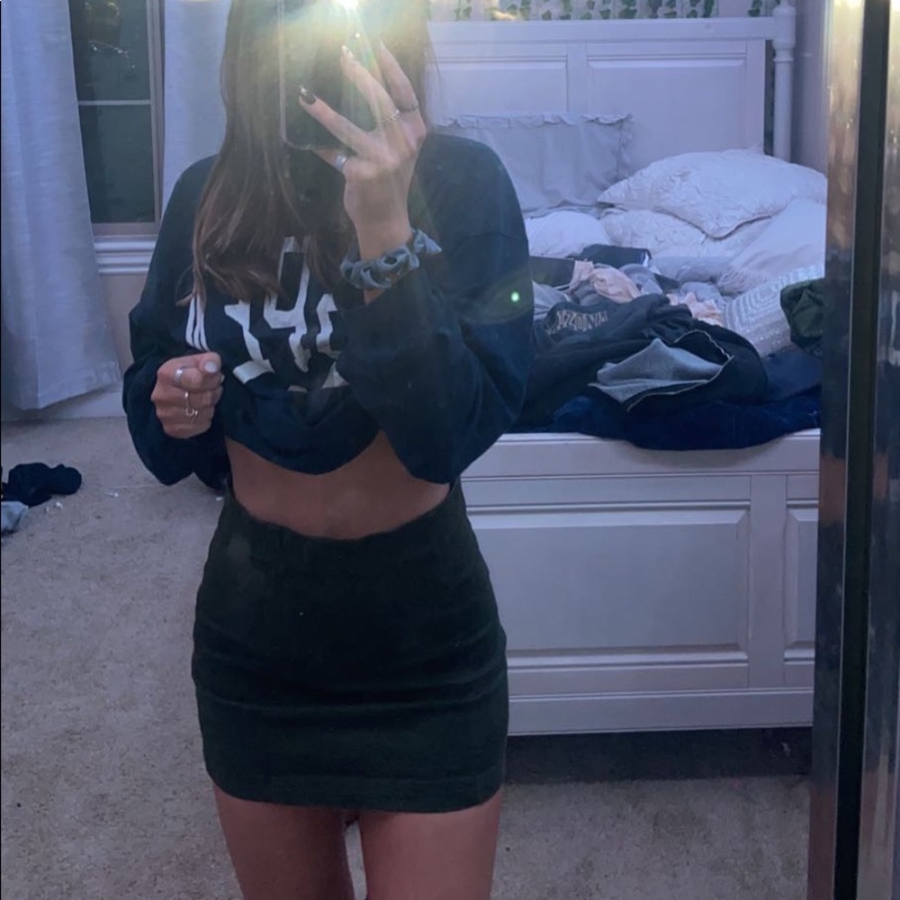 tillys green skirt